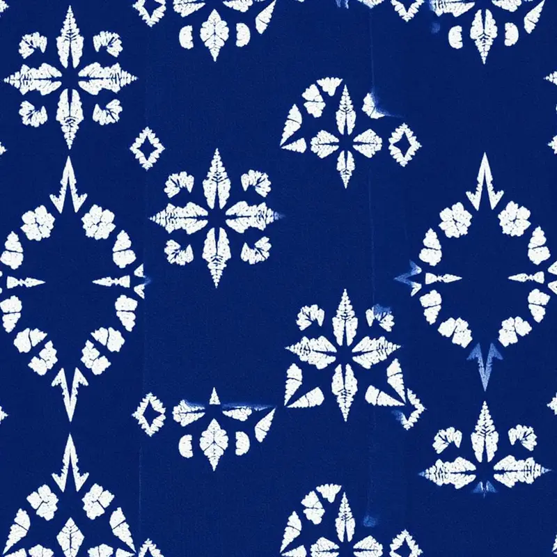Indigo adire textile pattern